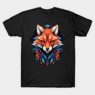 Colorful Fox Mandala T-Shirt